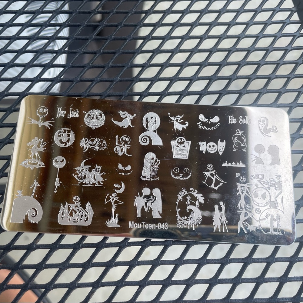 Nightmare before Christmas - Nail Art Stamping Plate - MouTeen 043